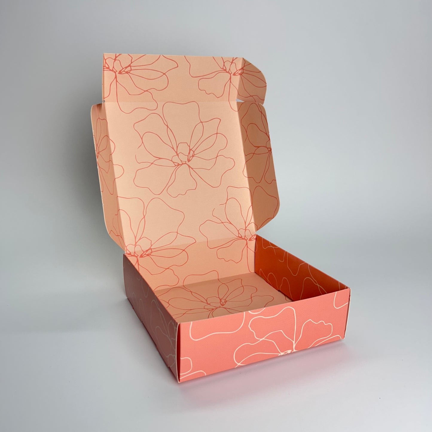 Caja 16x16x5 cm Magnolias
