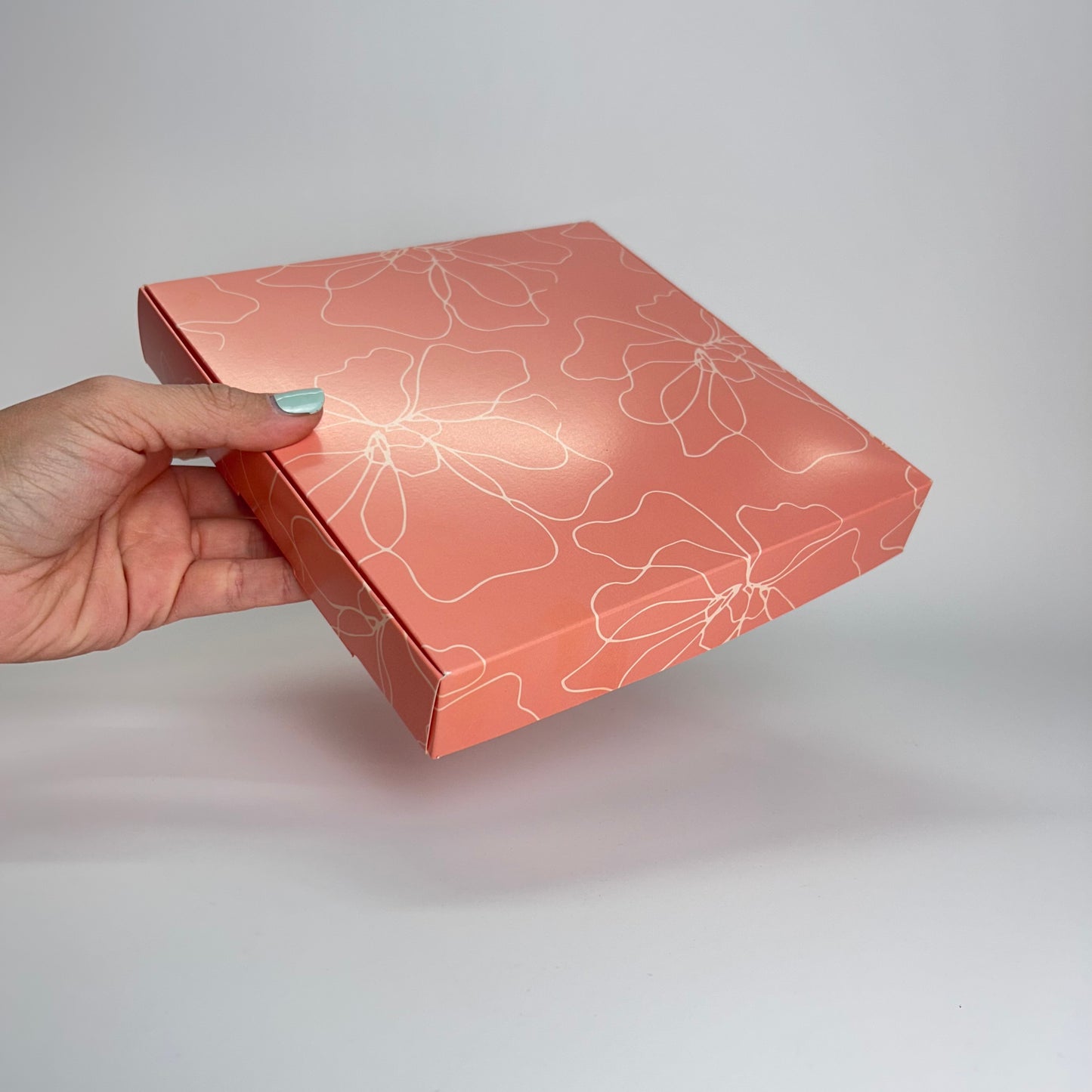 Caja 19x19x3 cm Magnolias