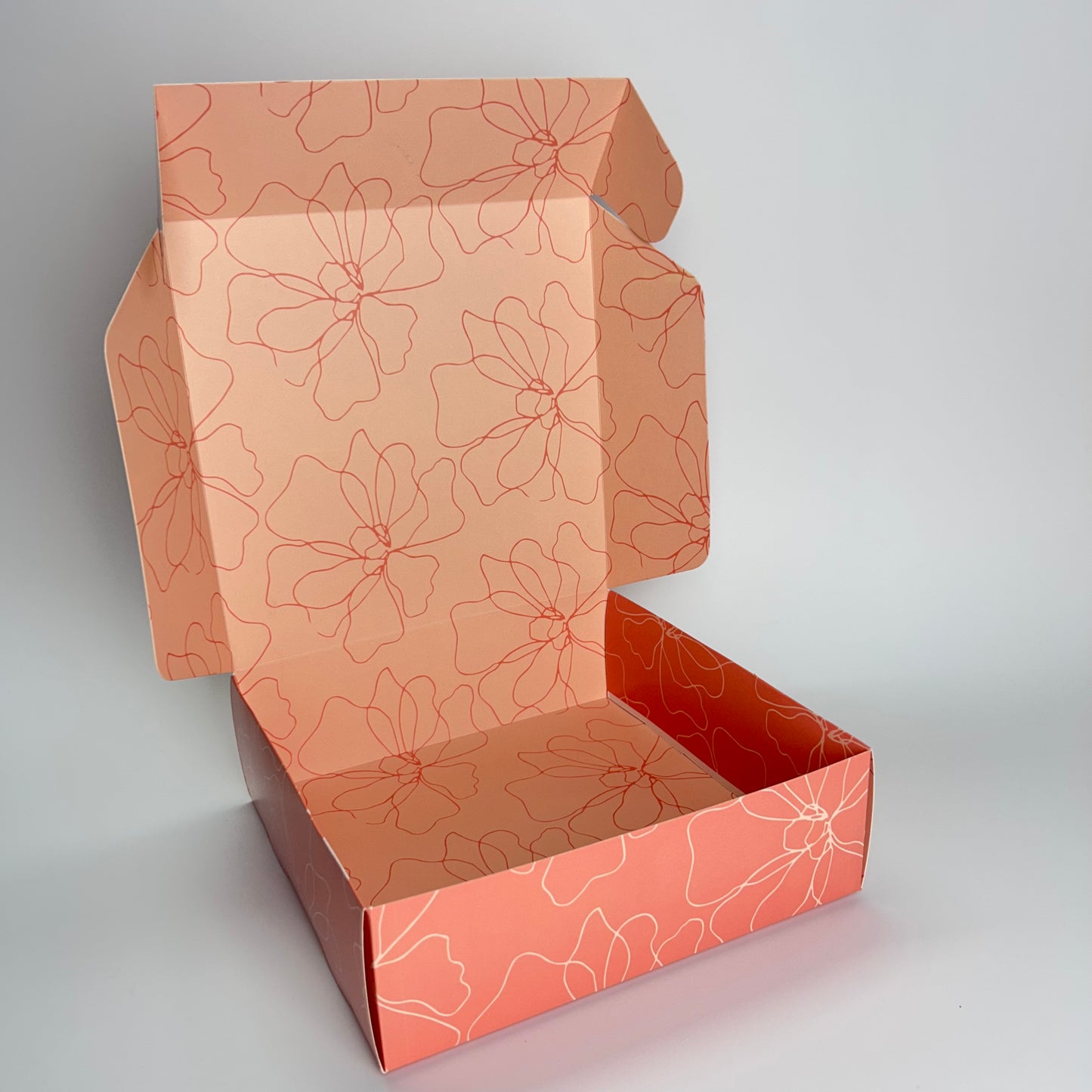 Caja 22x22x7 cm Magnolias