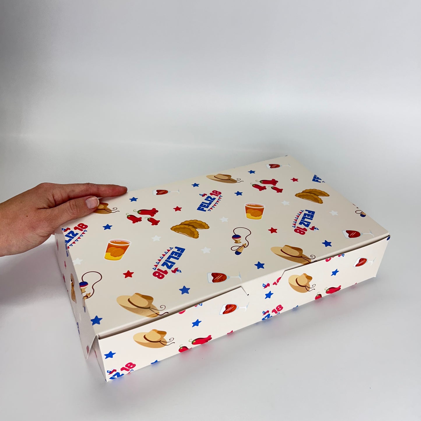 Caja 30x18x6 cm Feliz 18