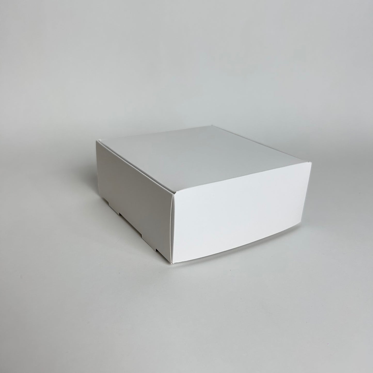 Caja 12x12x5 cm Cartulina Blanca X100 unds.