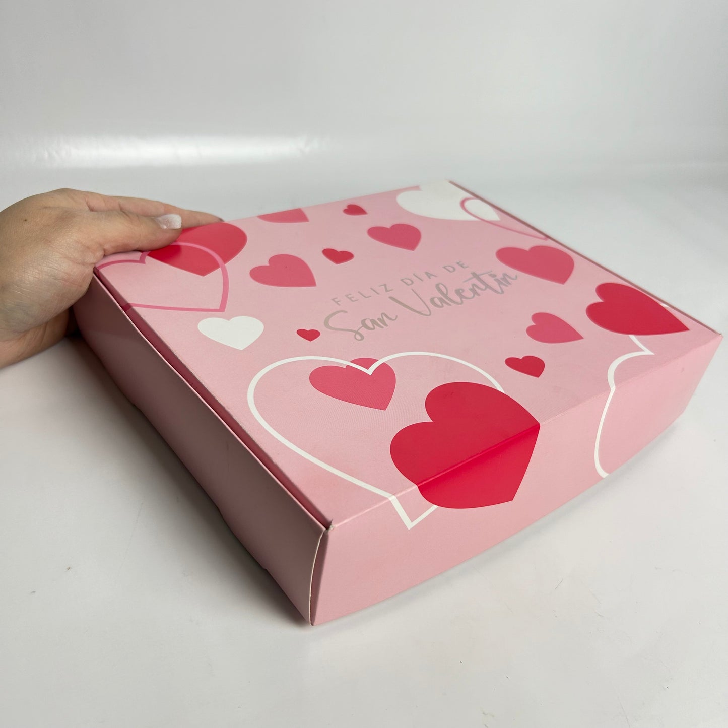 Caja 25x20x5 cm San Valentín c/Folia Holográfica