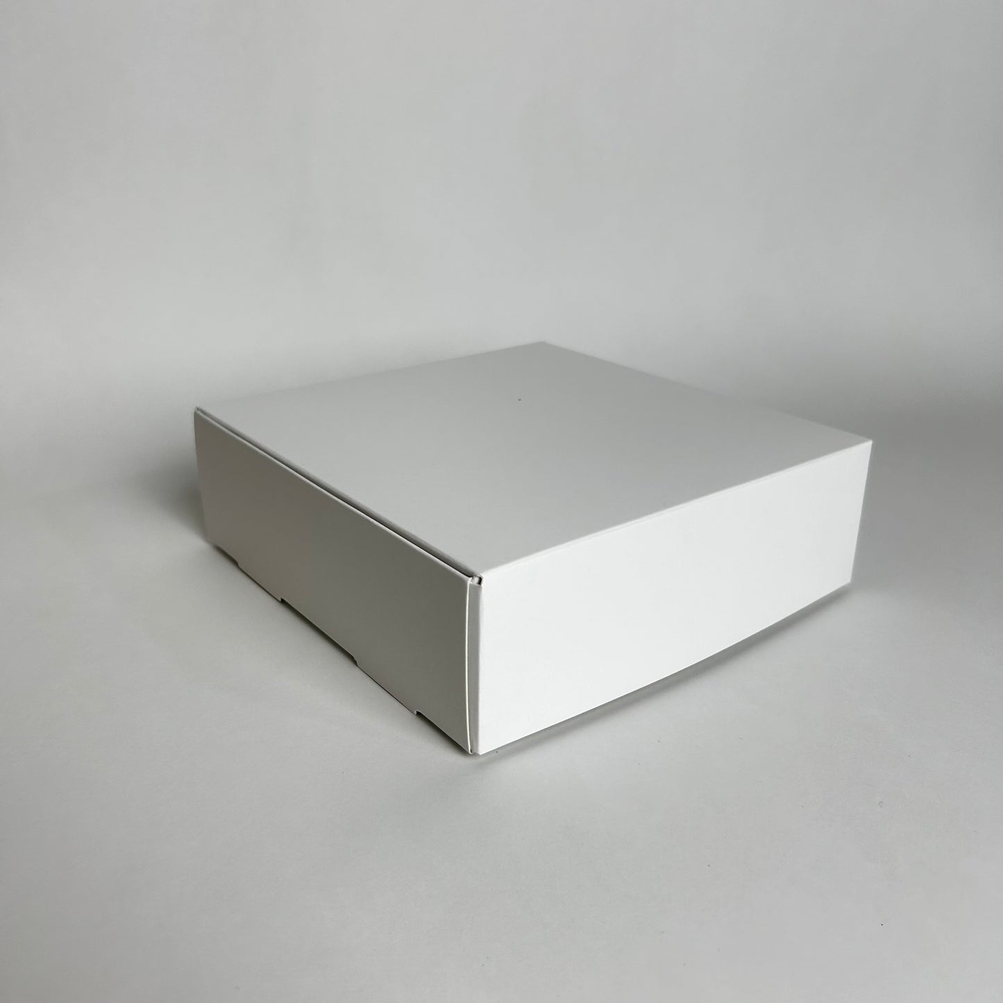 Caja 16x16x5 cm cartulina Blanca x100 unds.