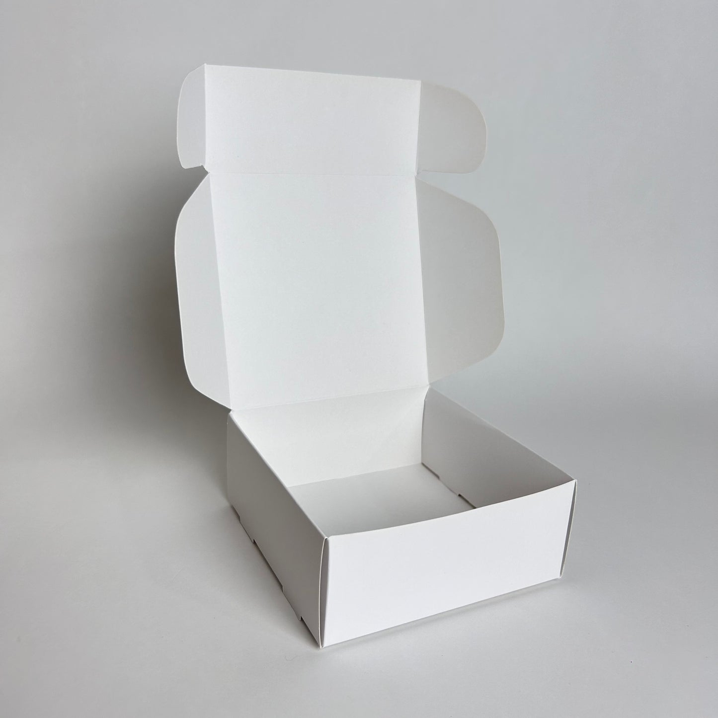 Caja 12x12x5 cm Cartulina Blanca X100 unds.