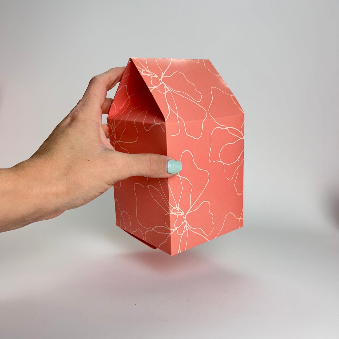 Caja 10x10x12 cm Magnolias