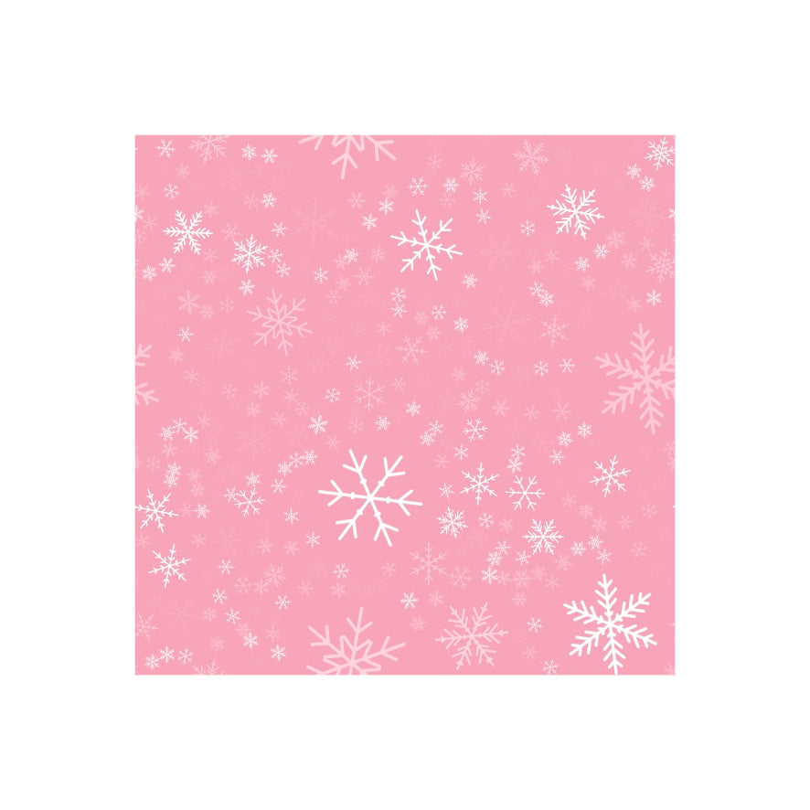 Cookie Card Navidad Copos de nieve x 10 unidades