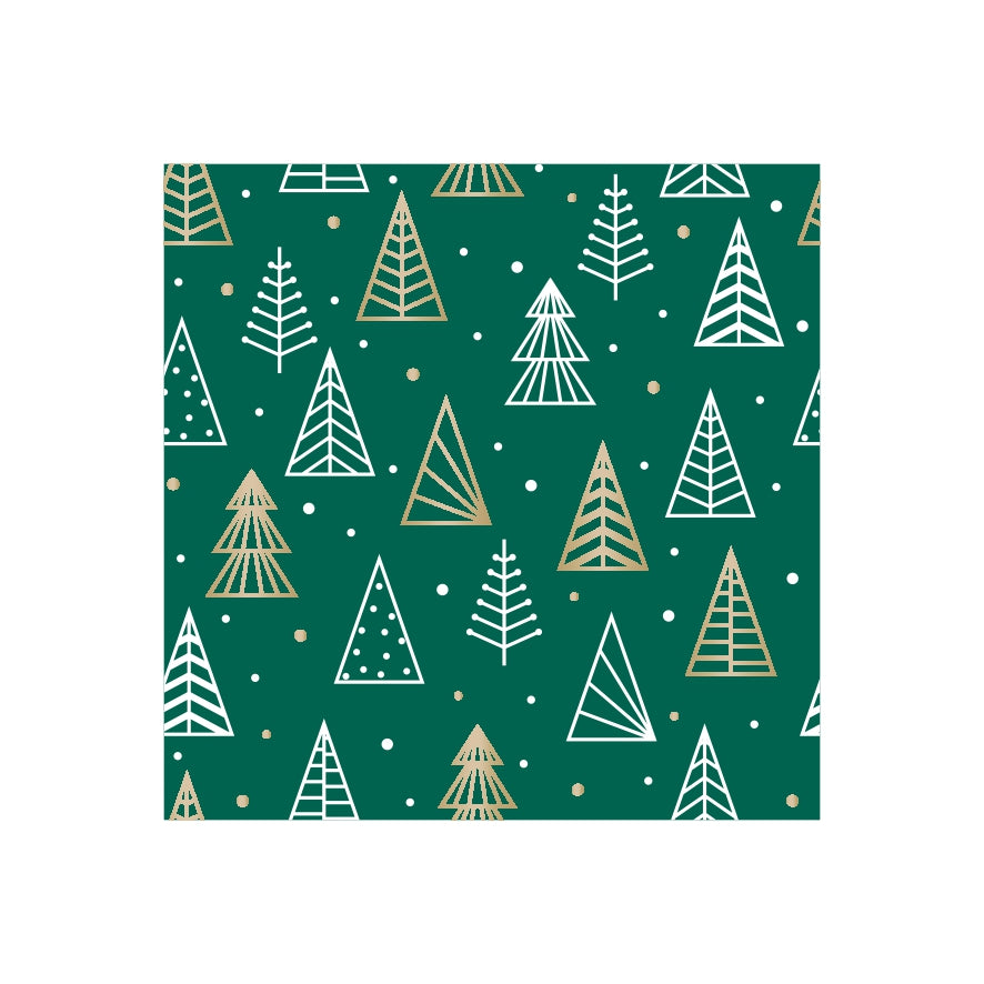 Cookie Card Navidad Arbolitos x 10 unidades