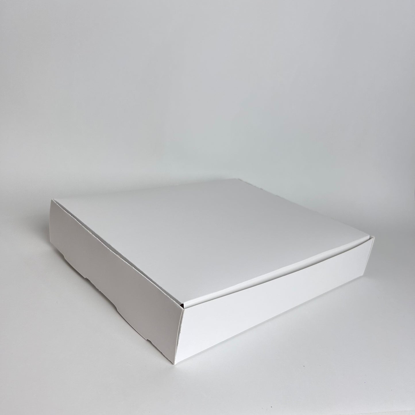 Caja 28x22x5 cm Cartulina Blanca x100 uds