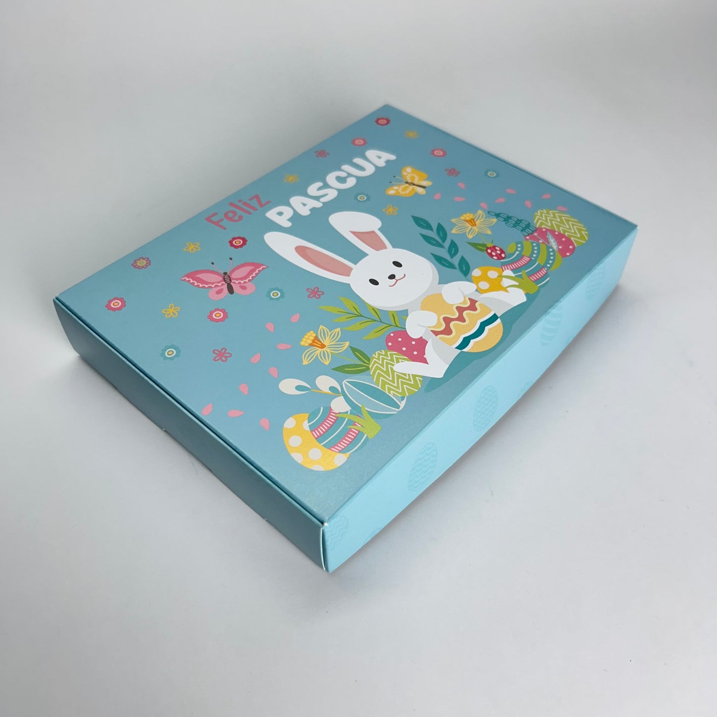 Caja 19x14x3 cm Pascua para niños (6 alfajores)