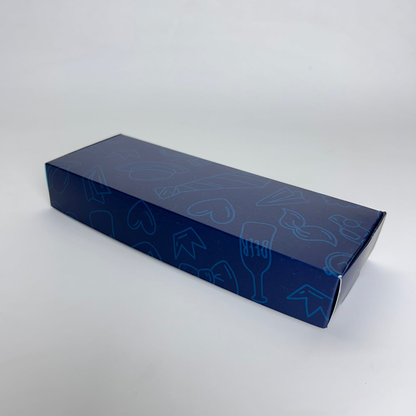 Caja 19x7x3 cm diseño azul Papá