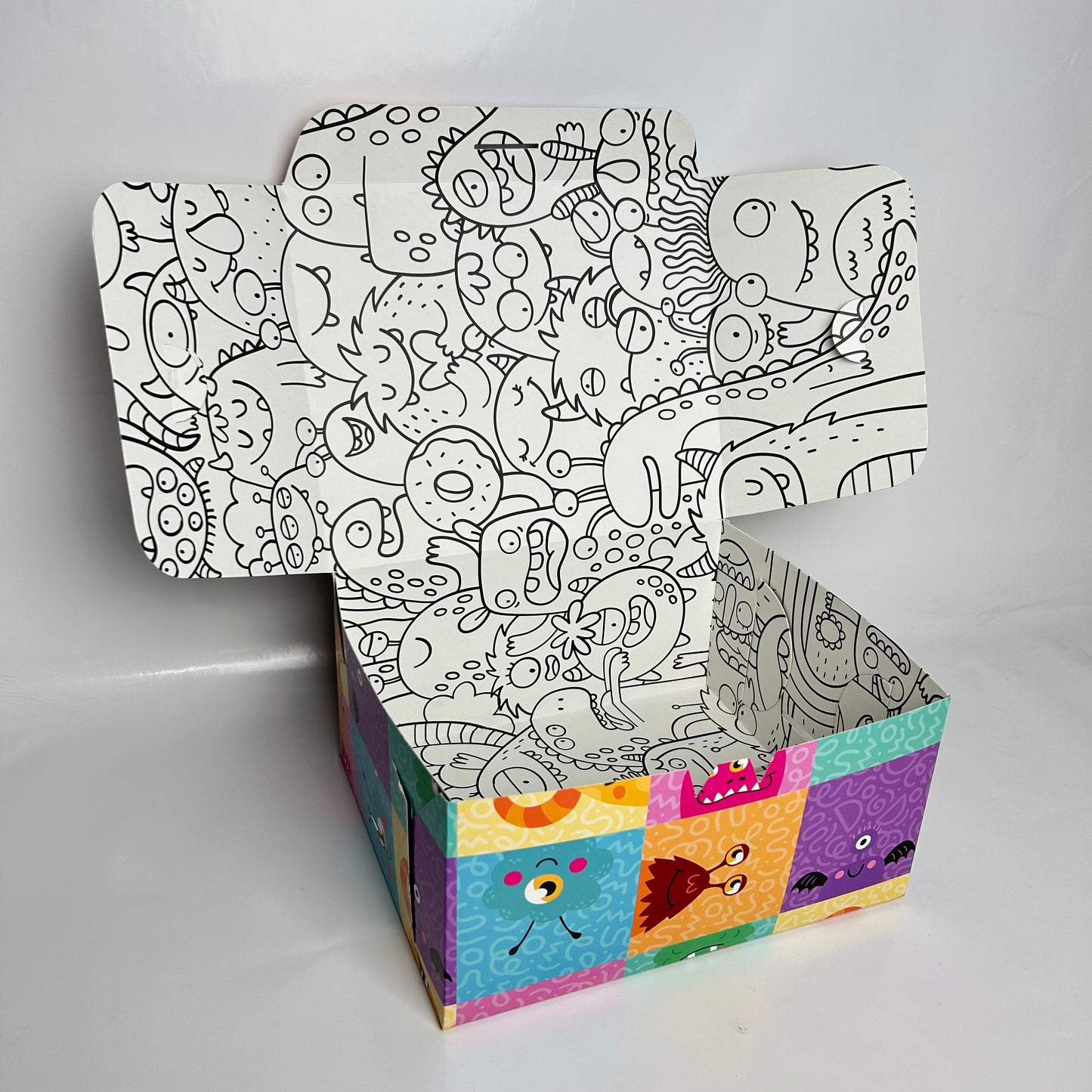 Caja 24x20x12 cm Monstruos