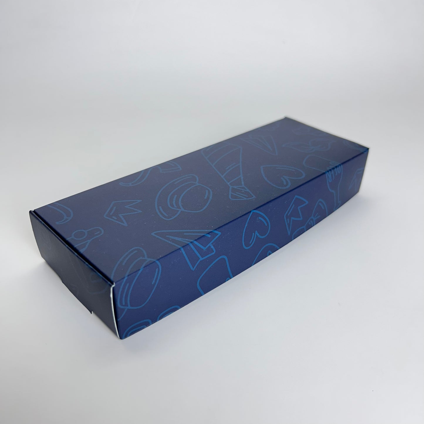 Caja 19x7x3 cm diseño azul Papá