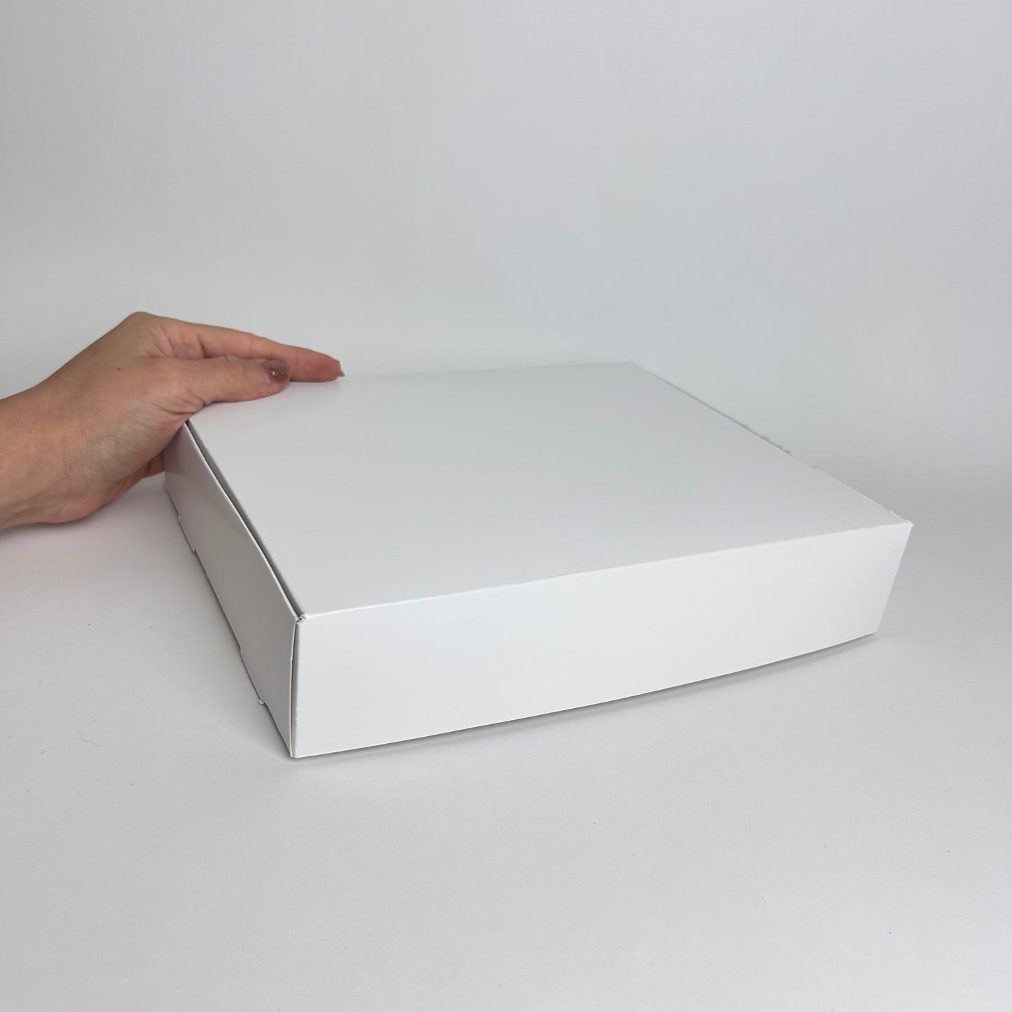 Caja 25x20x5 cm Cartulina Blanca x100 uds