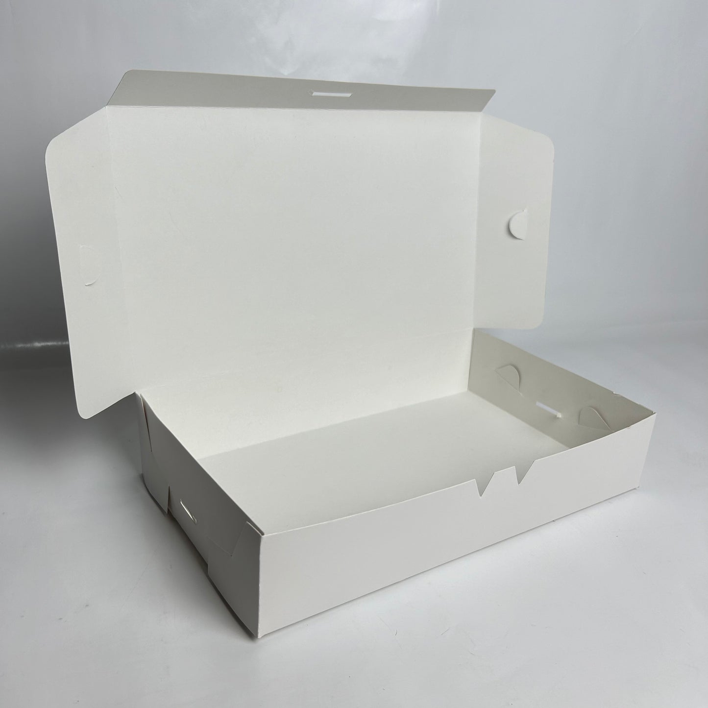 Caja 30x18x6 cm Cartulina Blanca x100 uds