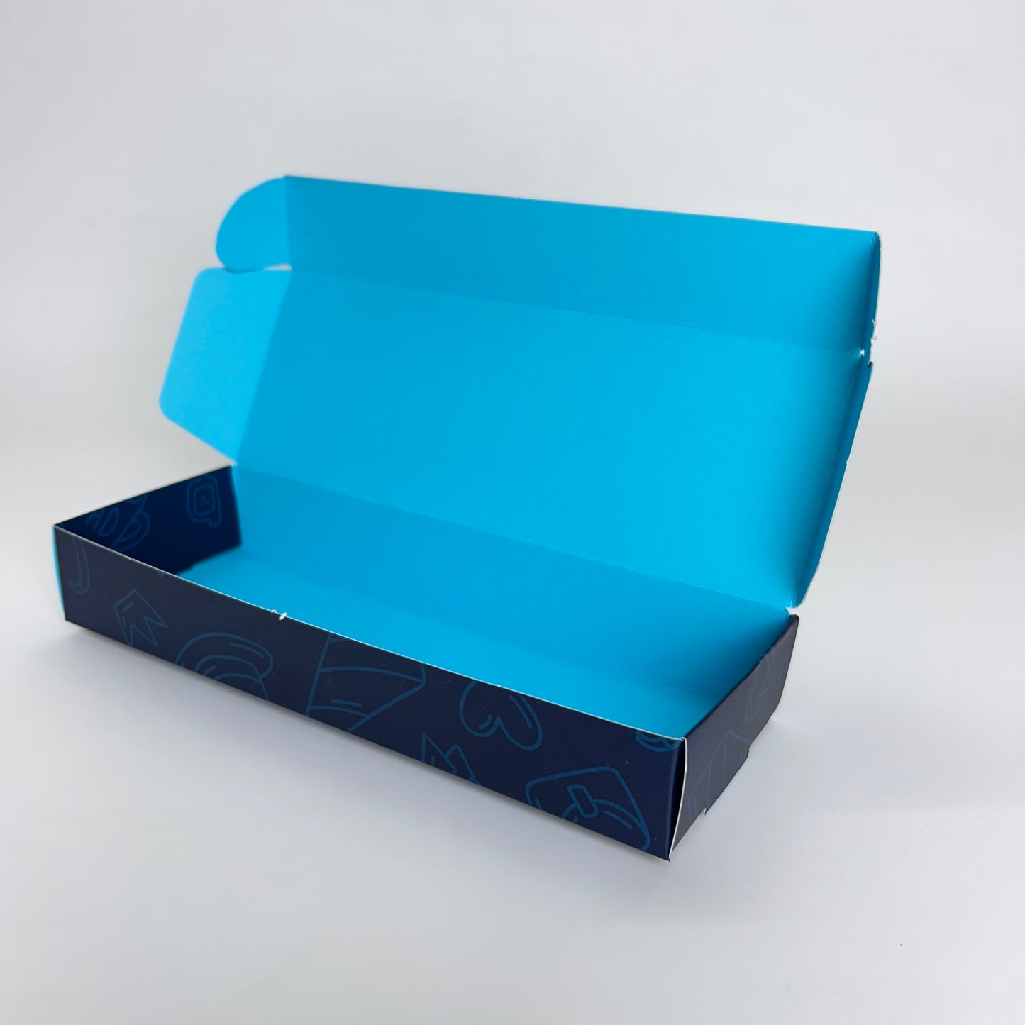 Caja 19x7x3 cm diseño azul Papá
