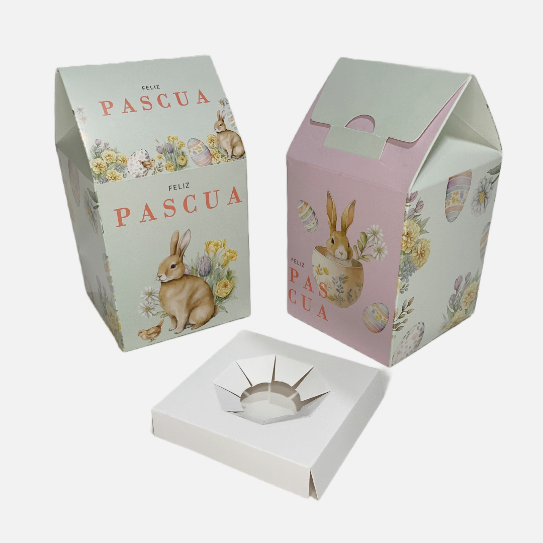 Caja mini huevo + cuna para huevo