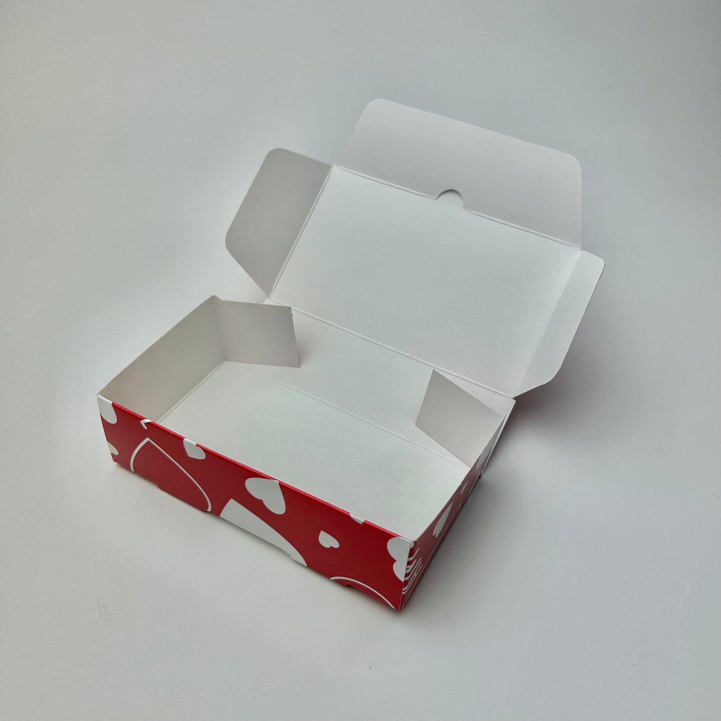 Caja Alfajores 14x8x4 cm "Amor Love" Roja