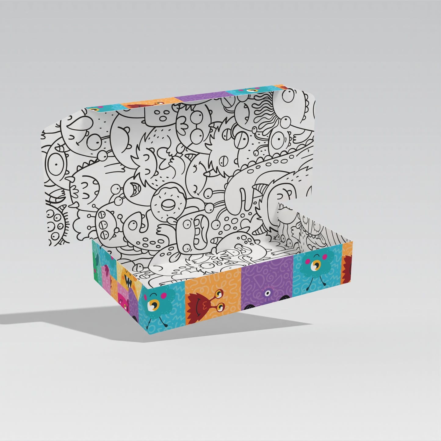 Caja 30x18x6 cm Monstruos