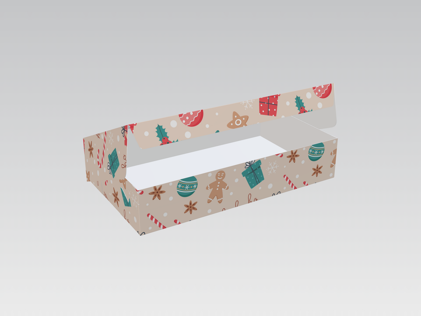 Caja 30x18x6 cm Navidad JOJOJO