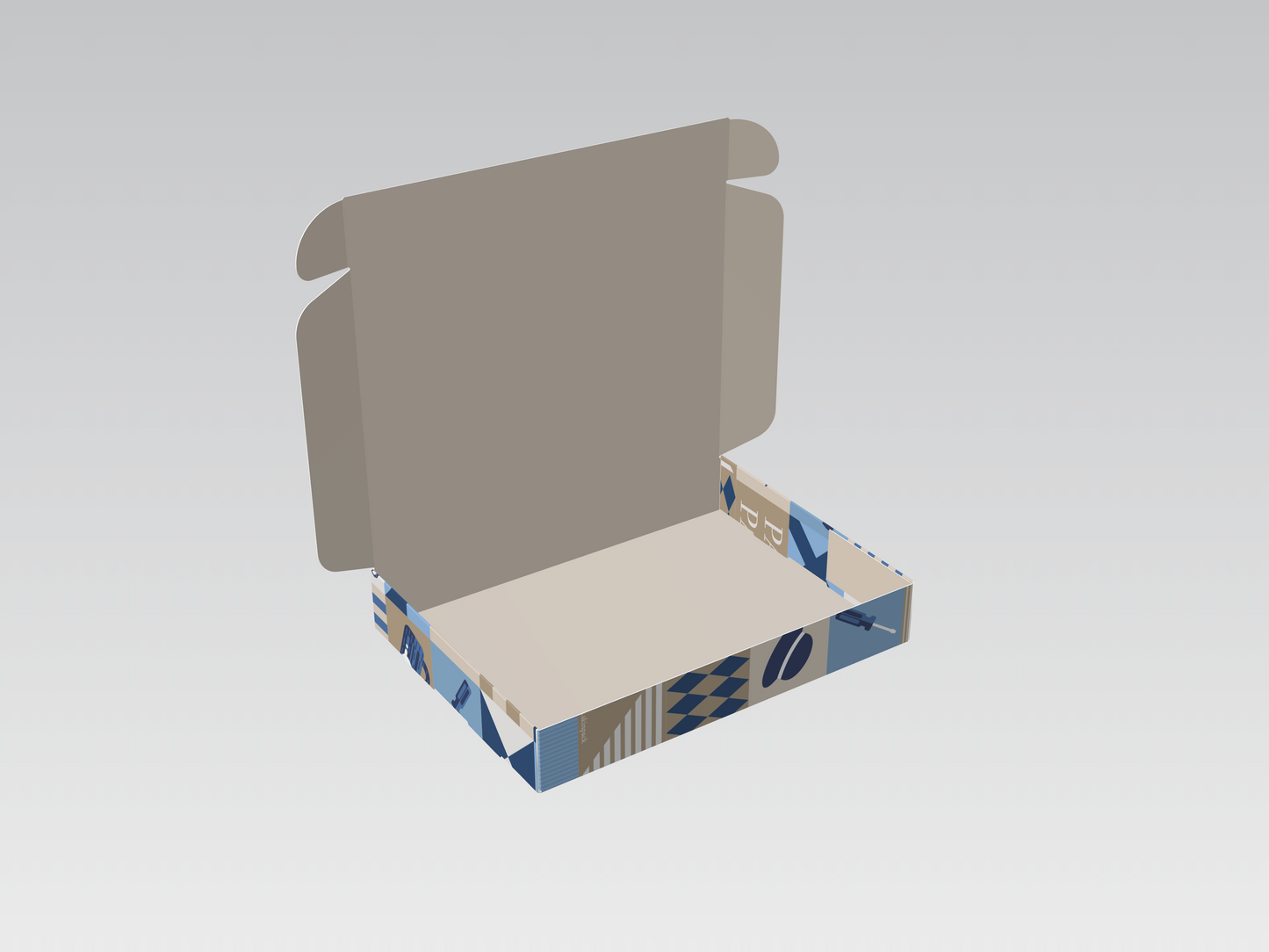 Caja 19x14x3 cm Feliz día Papá 2025