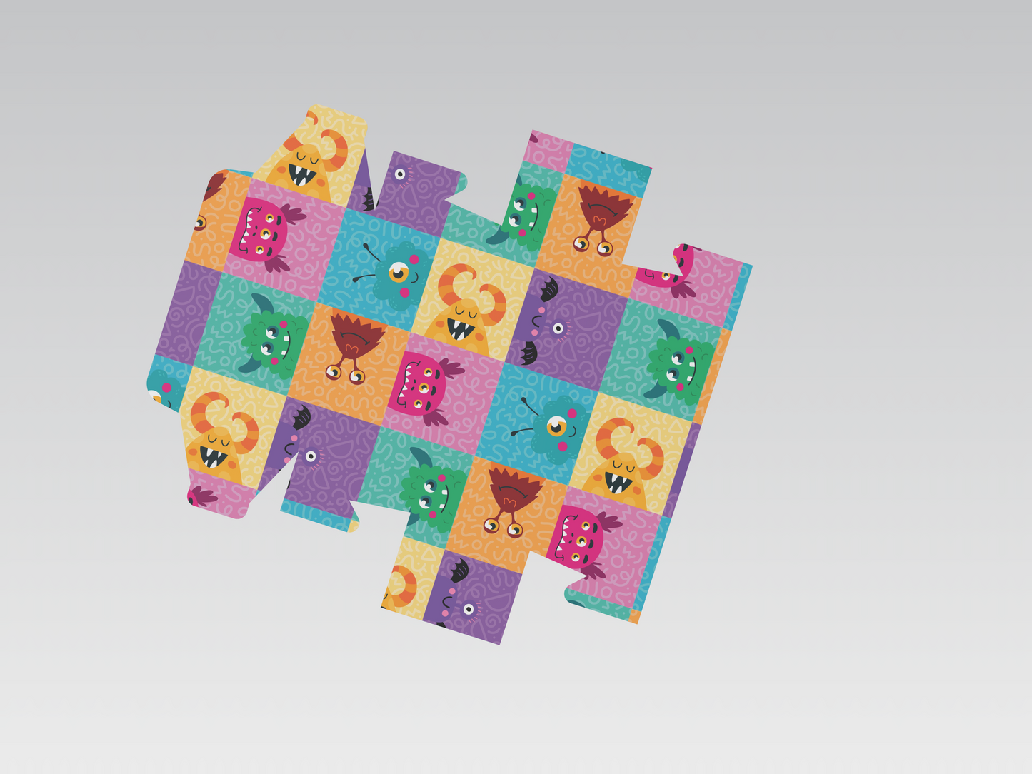 Caja NY Cookies 25x10x10 cm Monstruos
