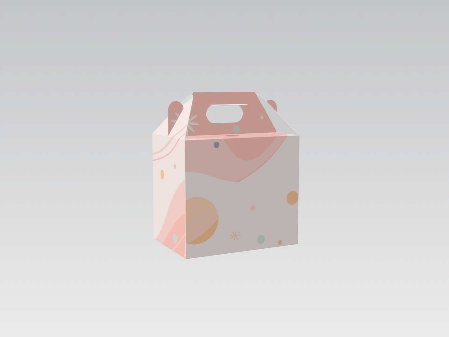 Caja Maletín 20x14x18 cm Espacial