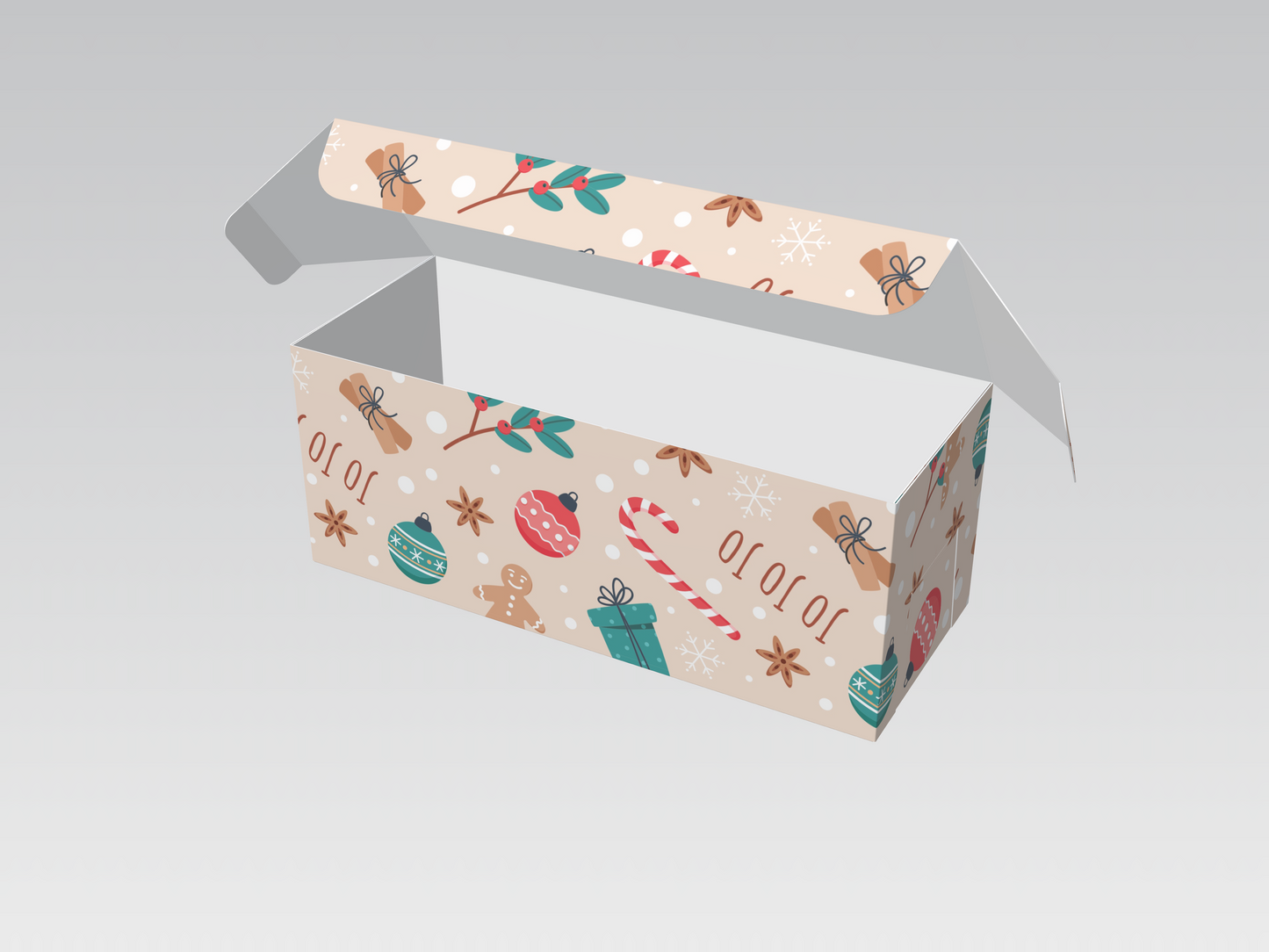 Caja NY Cookies 25x10x10 cm Navidad JOJOJO