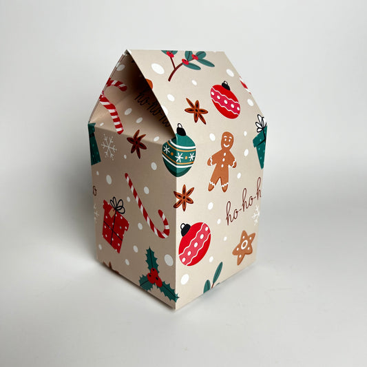 Caja 10x10x16 cm Navidad