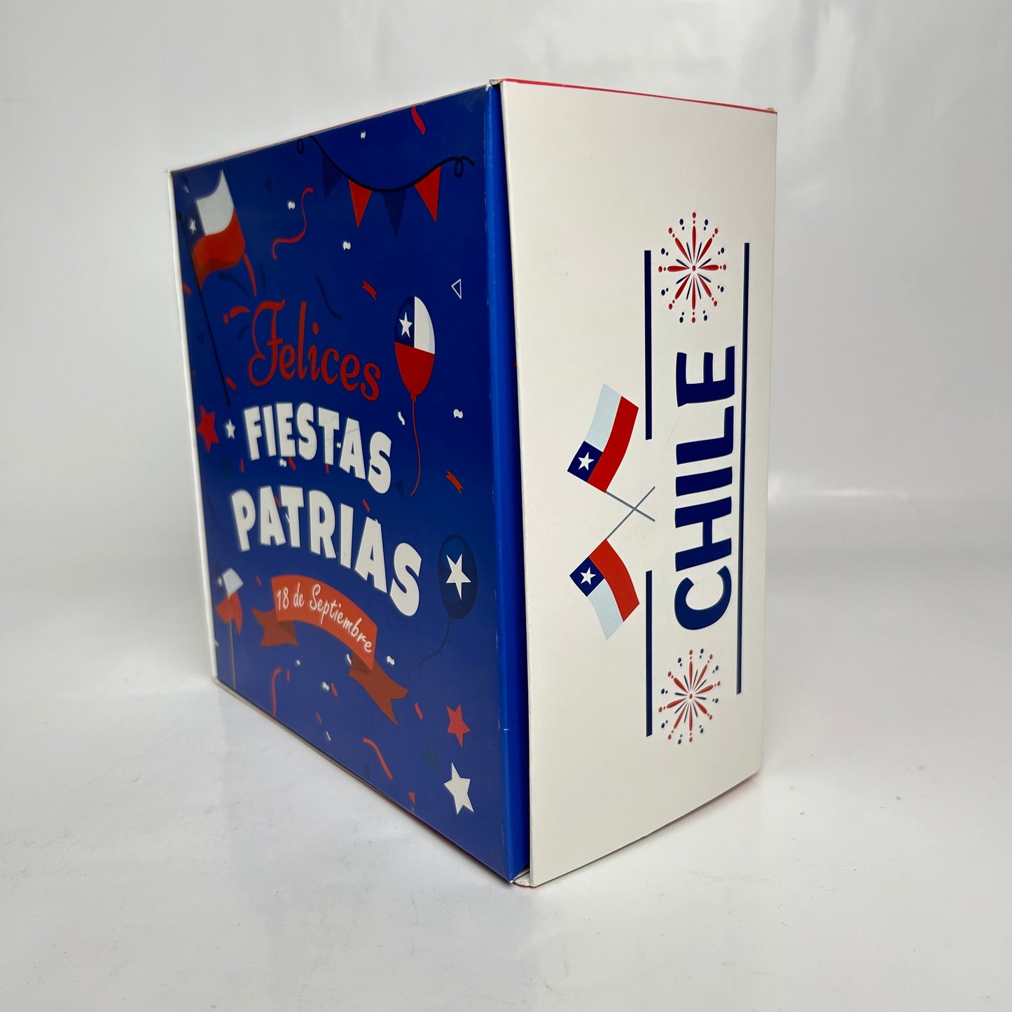 Caja 20x20x10 cm Felices Fiestas Patrias