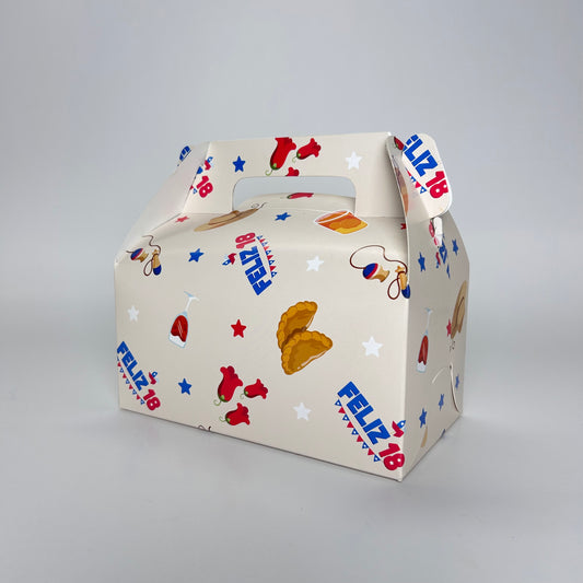 Caja Lonchera 18x10x9 cm Feliz 18