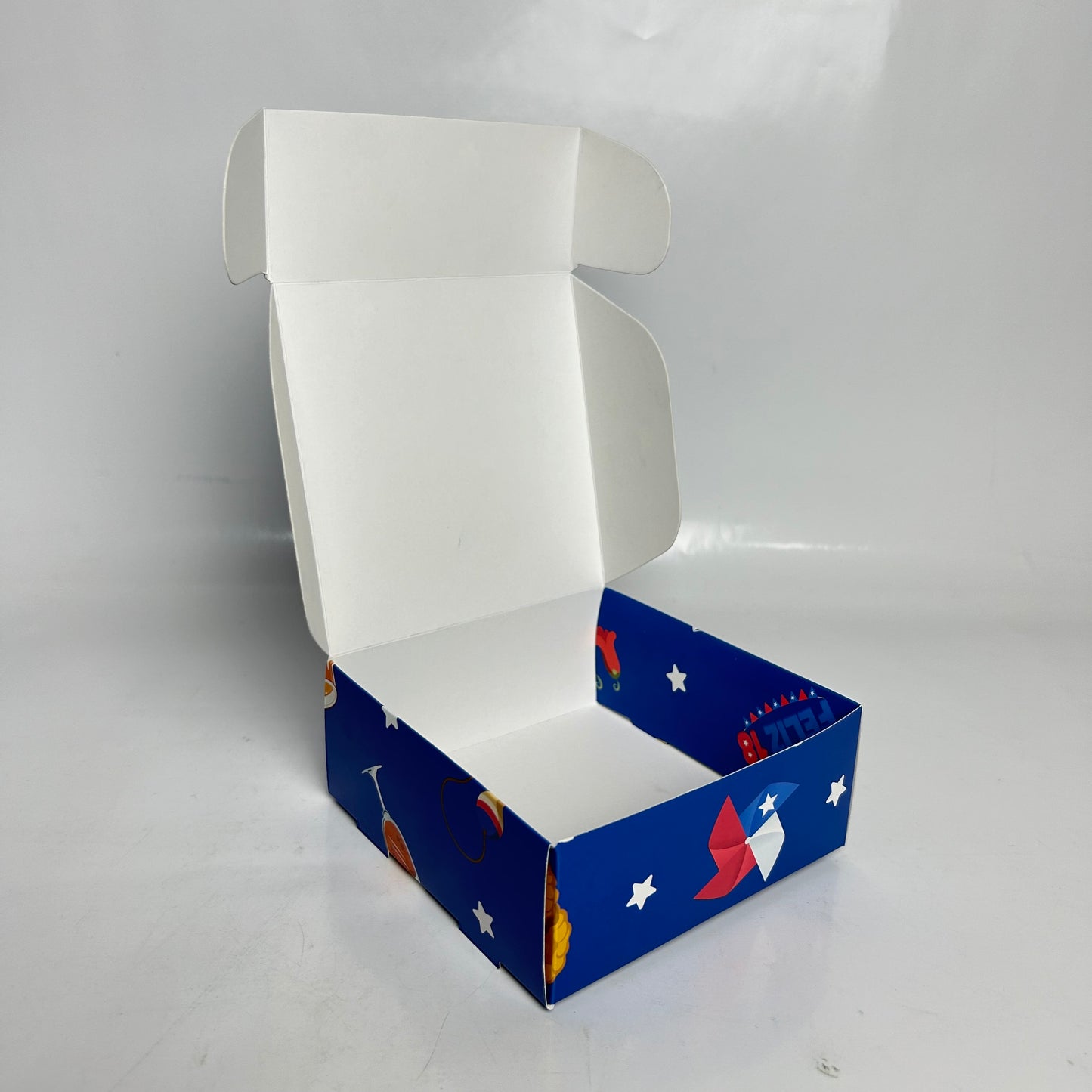 Caja 12x12x5 cm Diseño Chileno