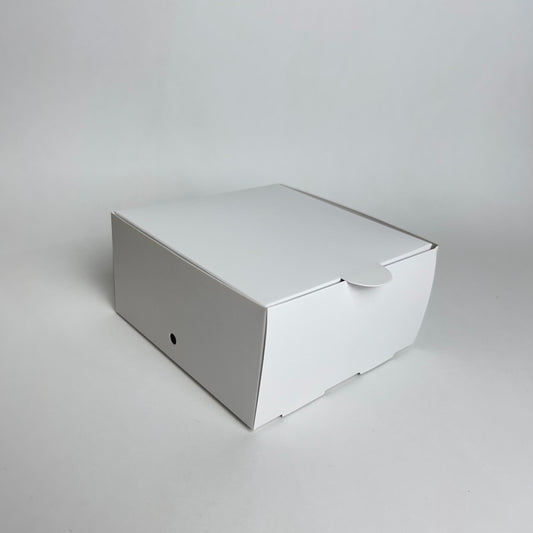 Caja 13x13x6,5 cm Cartulina Blanca