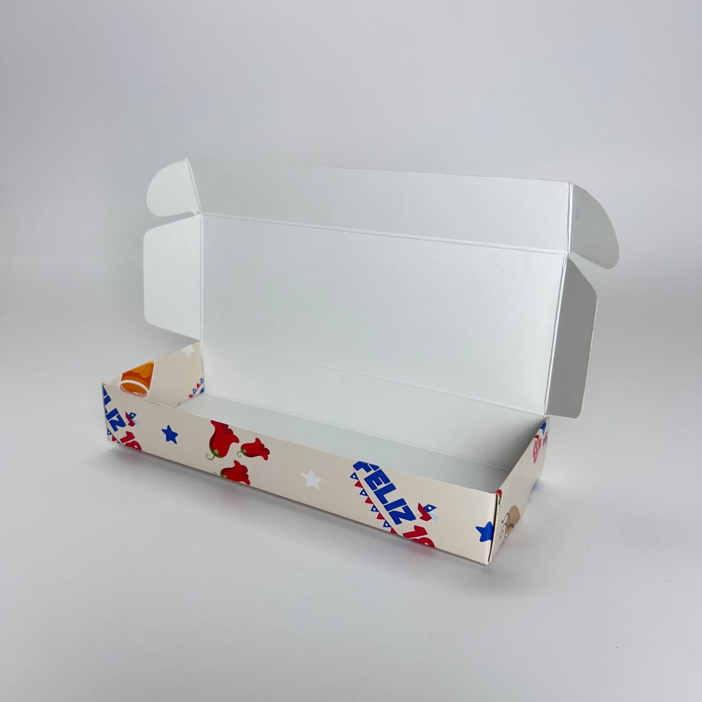 Caja 19x7x3 cm Feliz 18 (3 alfajores)
