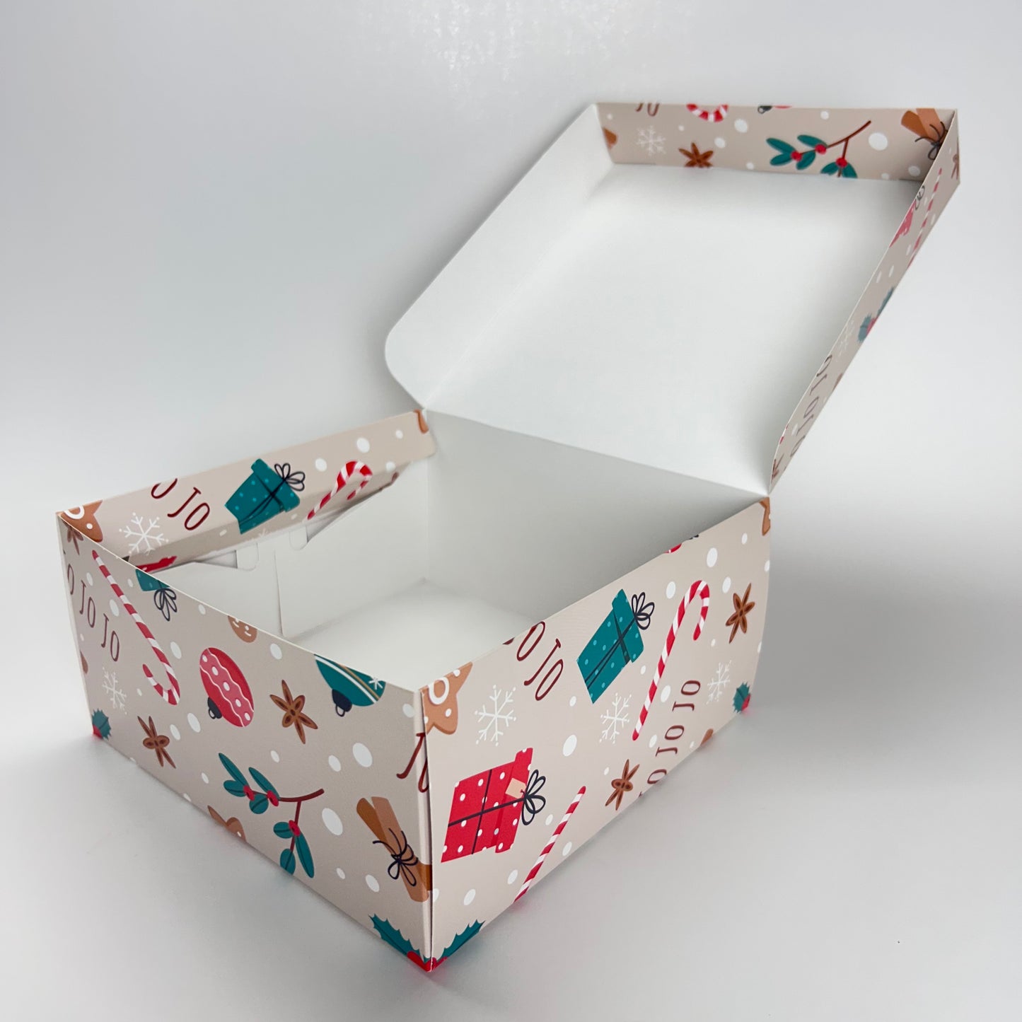 Caja 20x20x10 cm Navidad JOJOJO