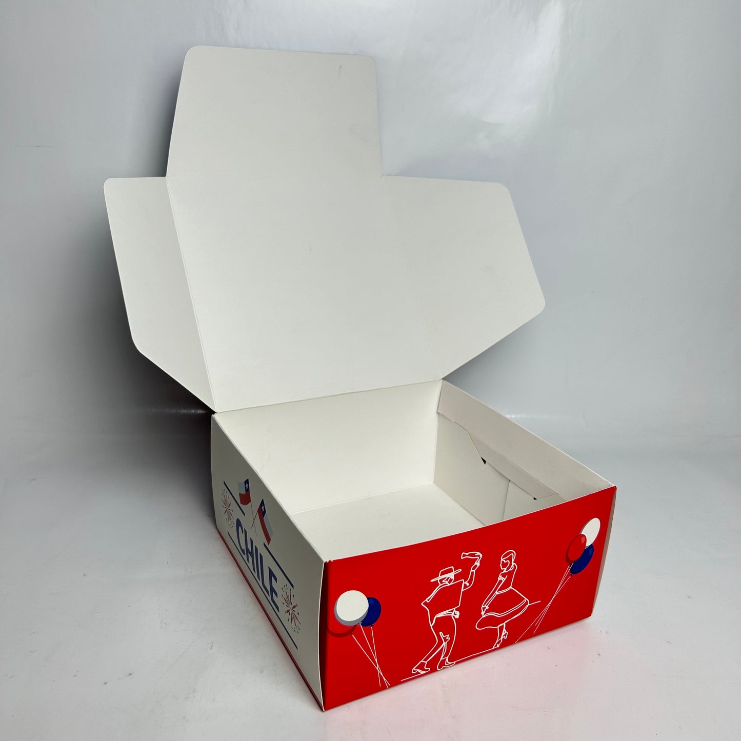 Caja 20x20x10 cm Felices Fiestas Patrias