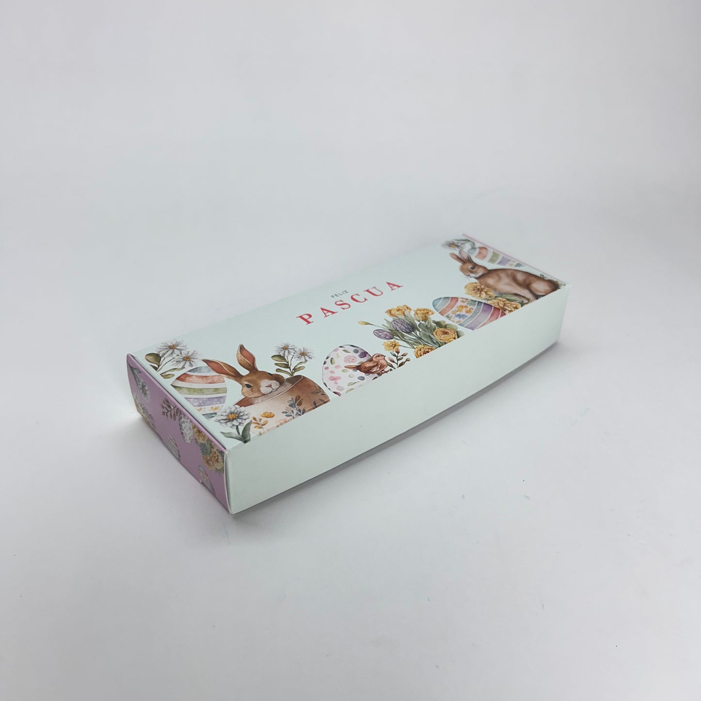 Caja 19x7x3 cm Pascua (3 alfajores)