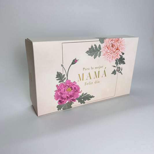 Caja 30x18x6 cm Día de las madres 2025 c/ Folia dorada