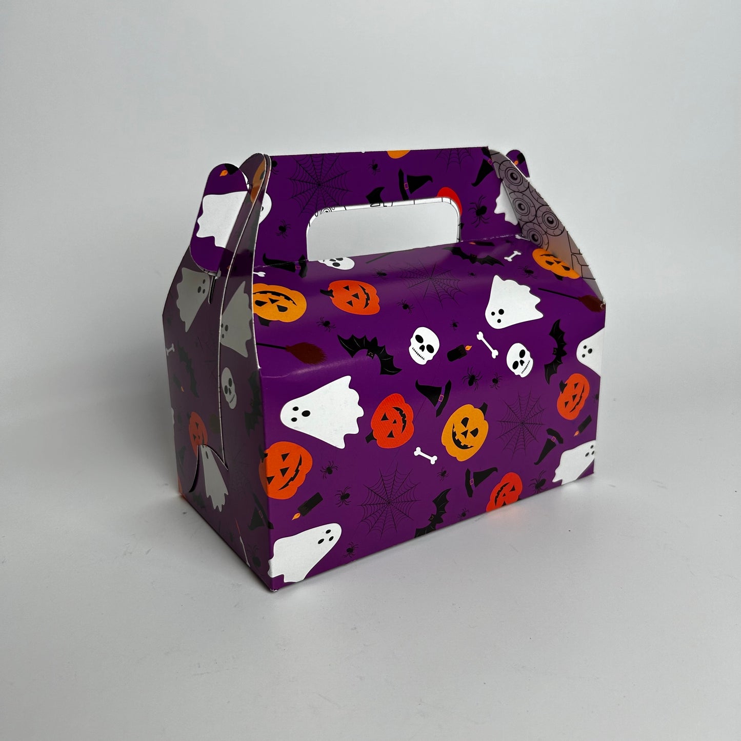 Caja Lonchera 18x10x9 cm diseño Halloween Morado