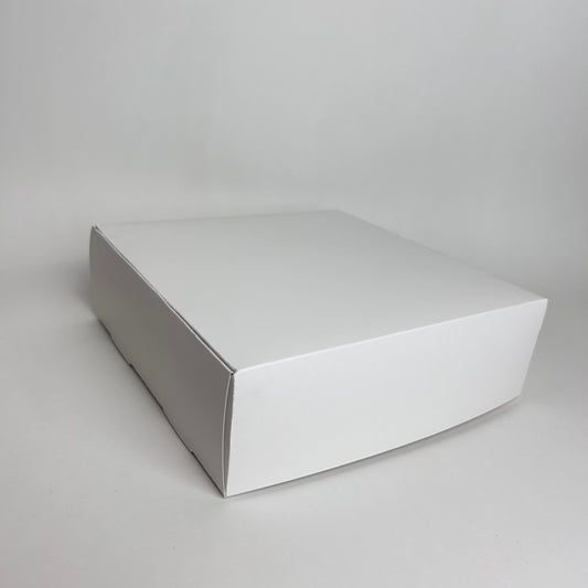 Caja 22x22x7 cm Cartulina Blanca