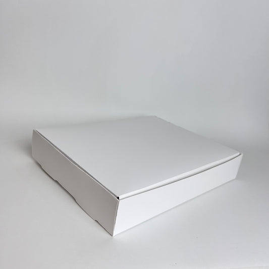 Caja 28x22x5 cm Cartulina Blanca