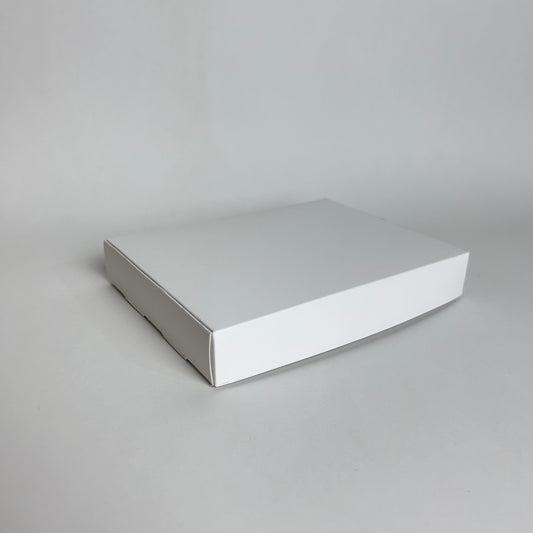 Caja 19x14x3 cm Cartulina Blanca