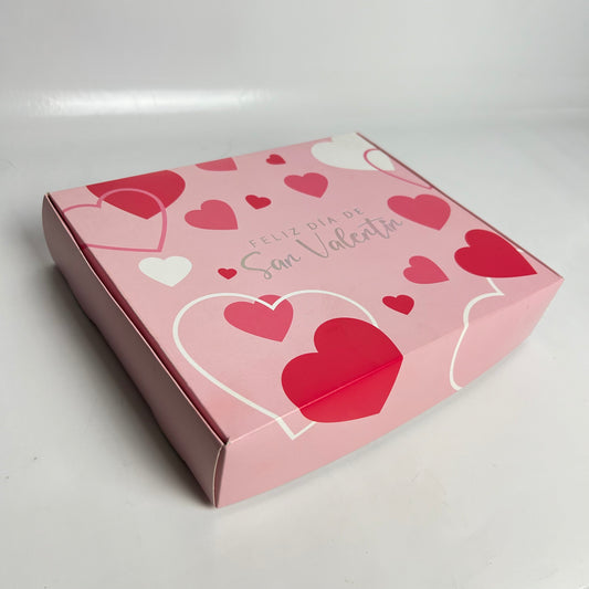 Caja 25x20x5 cm San Valentín c/Folia Holográfica