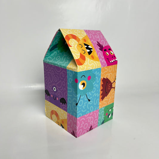 Caja 10x10x12 cm Monstruos