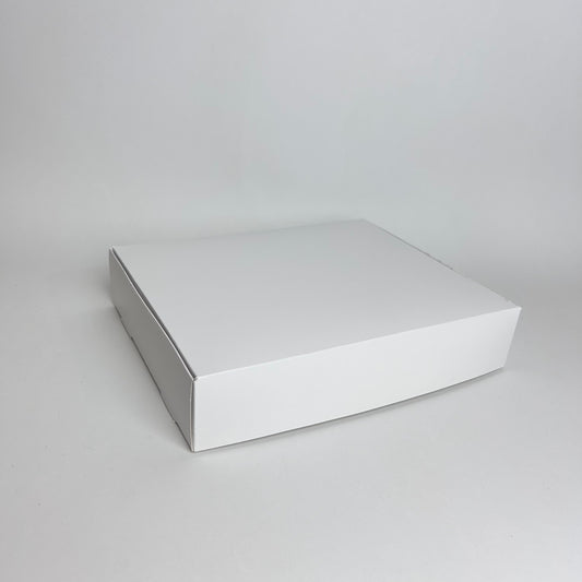 Caja 25x20x5 cm Cartulina Blanca