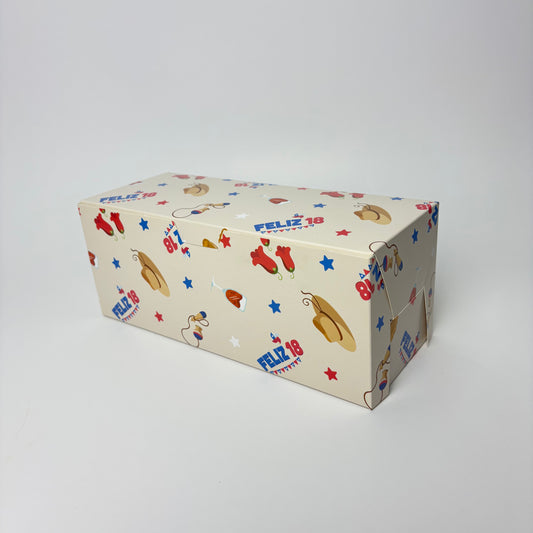 Caja NY Cookies 25x10x0 cm Feliz 18