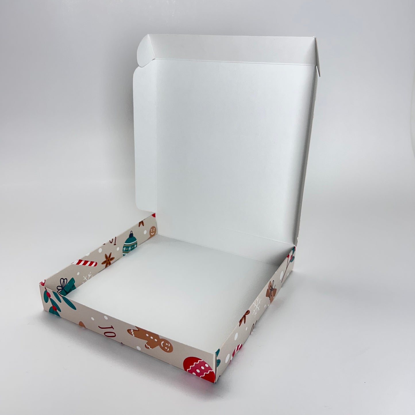 Caja 19x19x3 cm Navidad JOJOJO (9 alfajores)