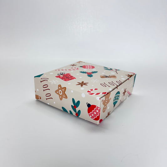 Caja 16x16x5 cm Navidad JOJOJO
