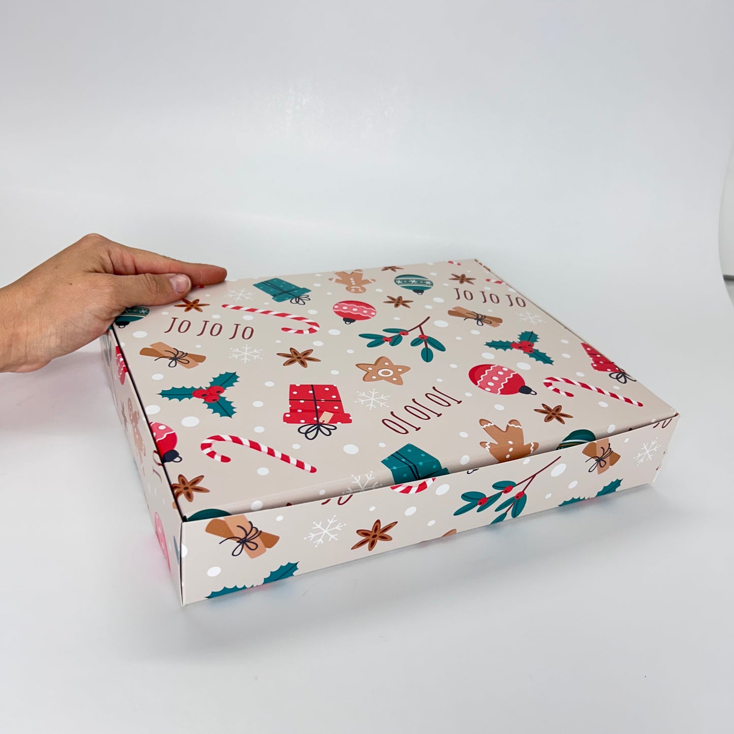 Caja 28x22x5 cm Navidad JOJOJO