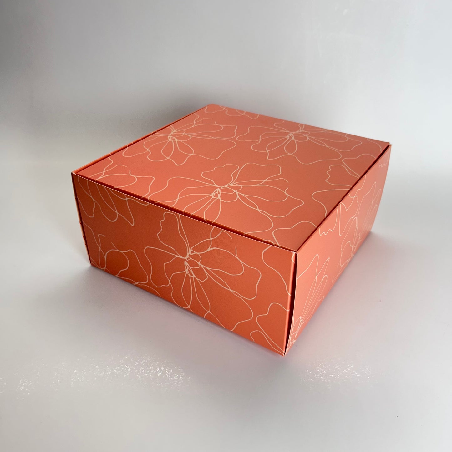 Caja 21x21x10 cm Magnolias