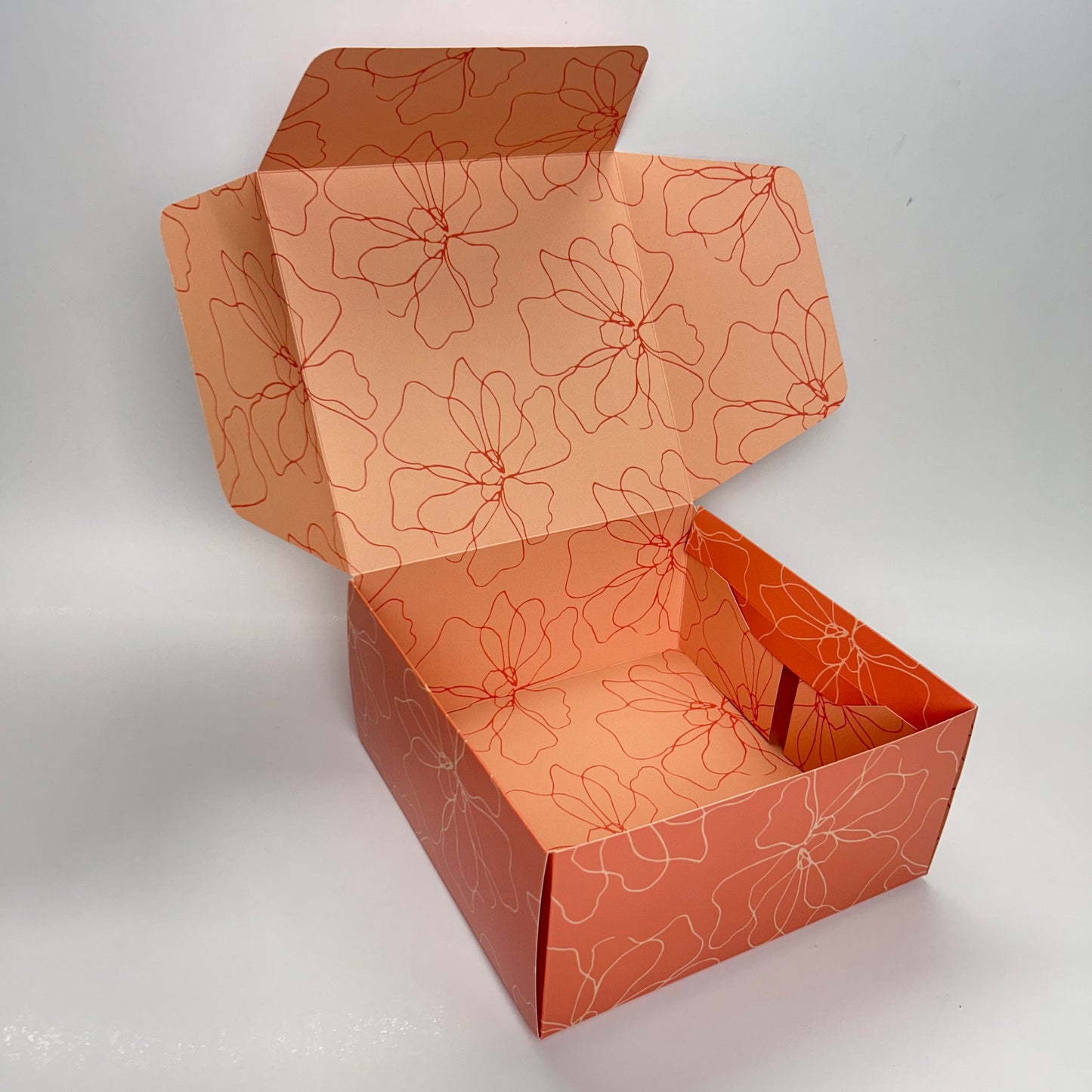 Caja 21x21x10 cm Magnolias